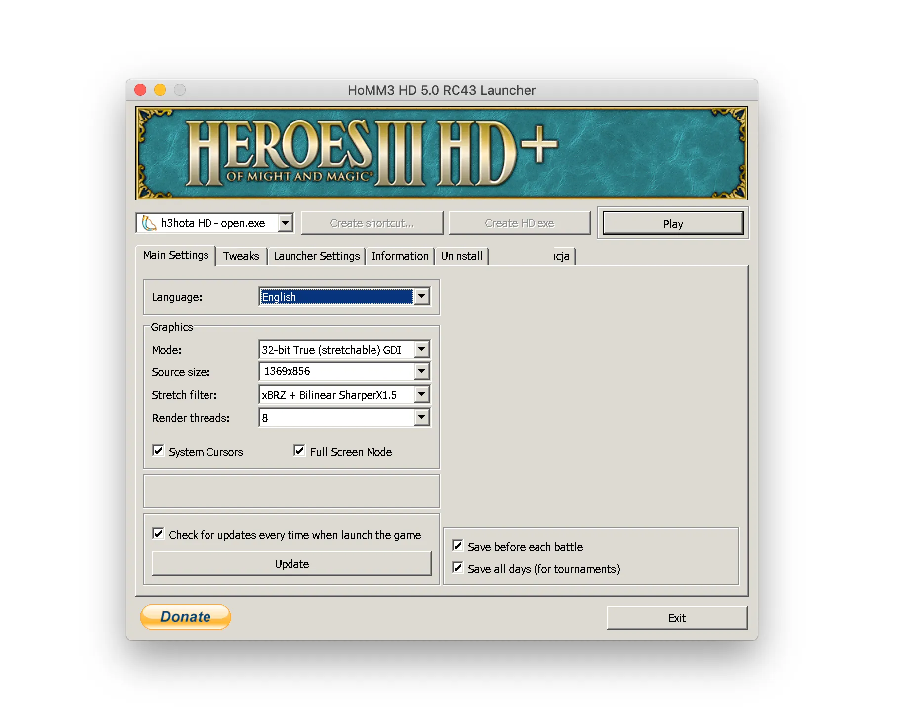 heroes 3 on mode